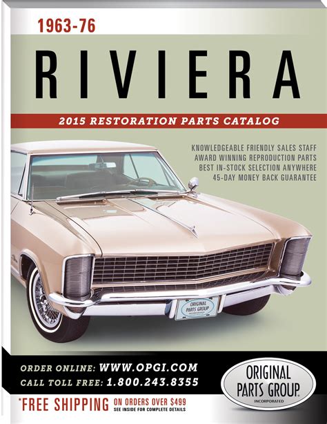 1963 buick riviera sheet metal|riviera aftermarket parts catalog.